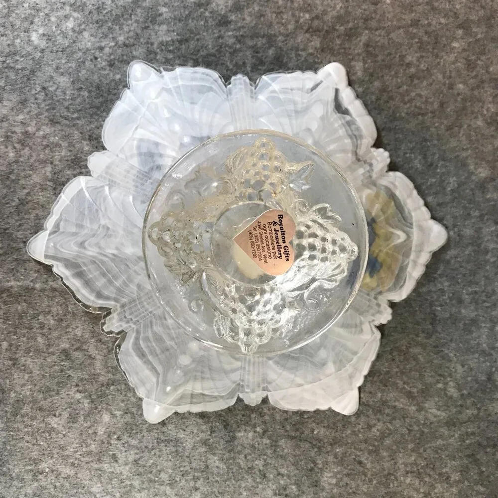 Murano Swirl White Bowl Casa Elite Arte Murano Designed by M. Valenti - Picture 7 of 7